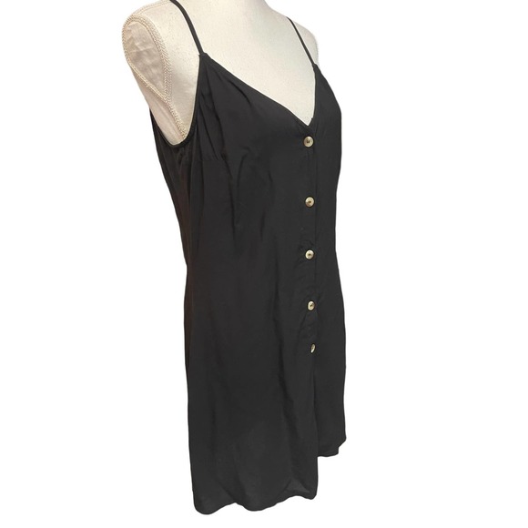 Divided H&M little black mini summer dress size 8 New with Tags - Picture 2 of 9
